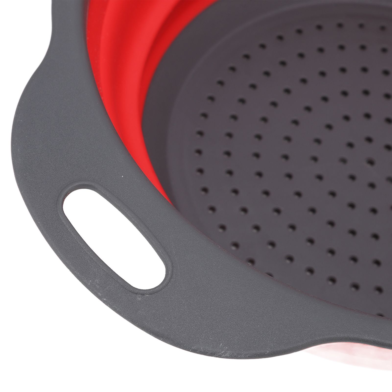 2 PCS Collapsible Colander Basket Round Retractable Big Small Drain Basket Set view 15