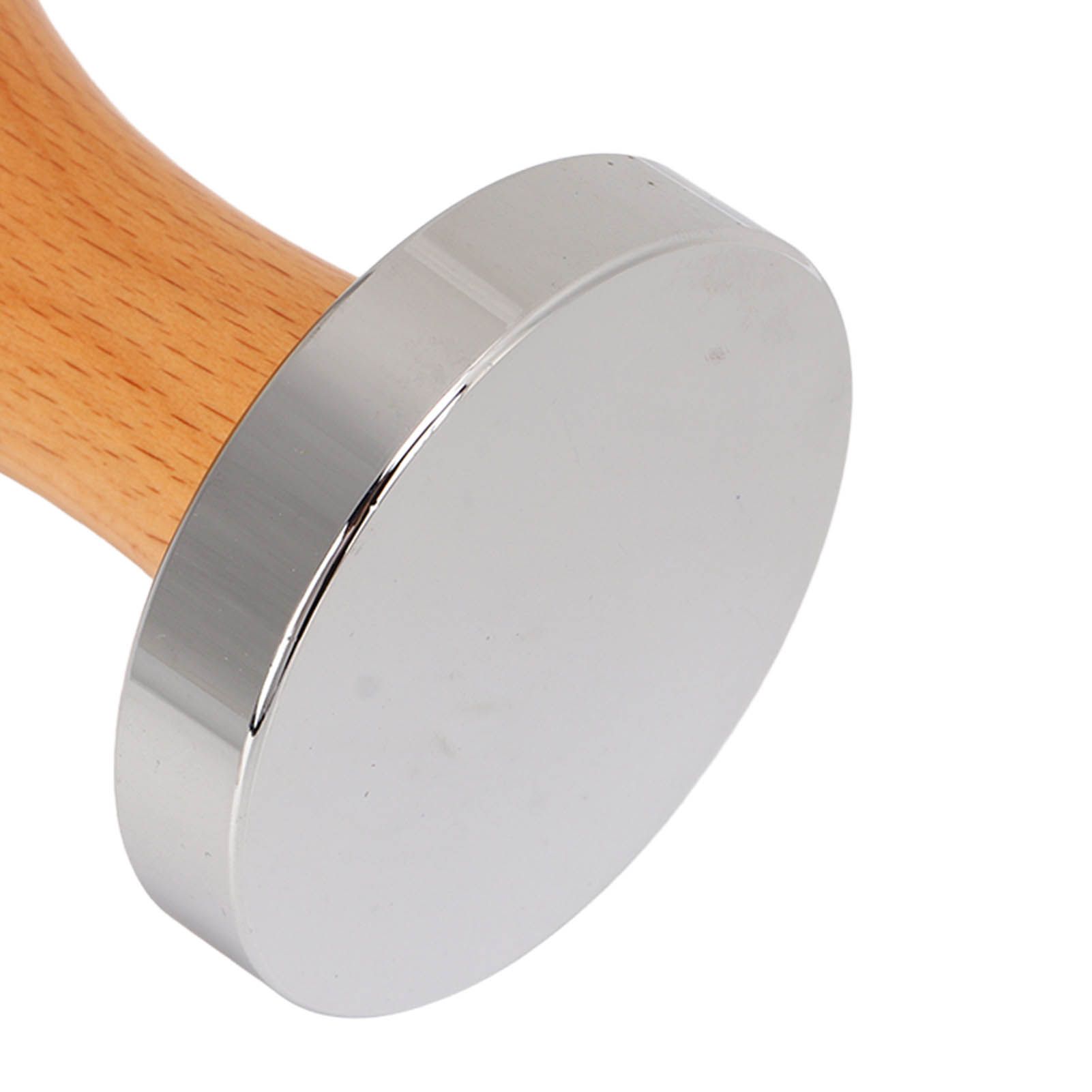 Coffee Tamper Stainless Steel Flat Bottom Tamping Tool Coffee Hand Tamper with view 14
