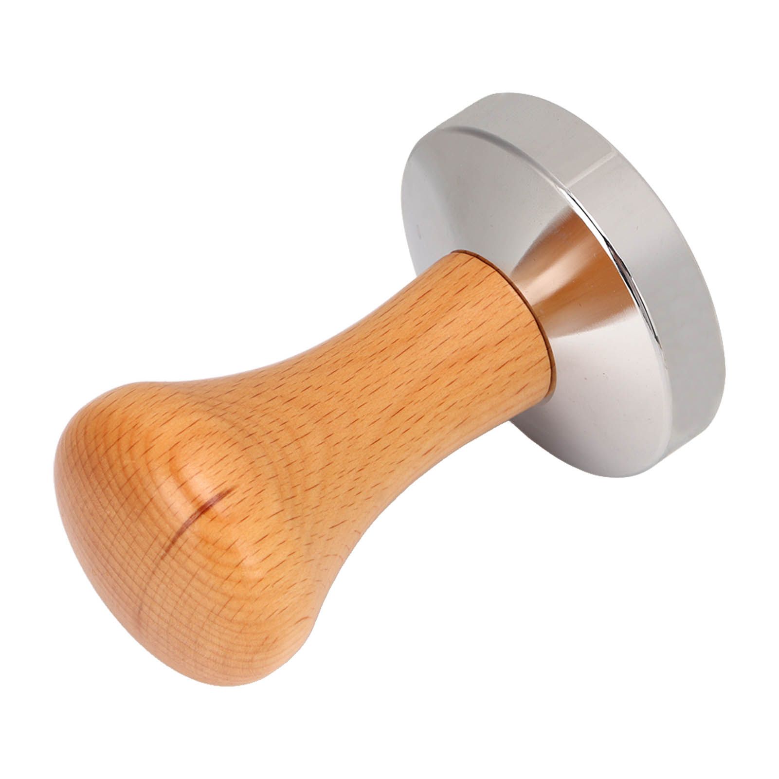 Coffee Tamper Stainless Steel Flat Bottom Tamping Tool Coffee Hand Tamper with view 7
