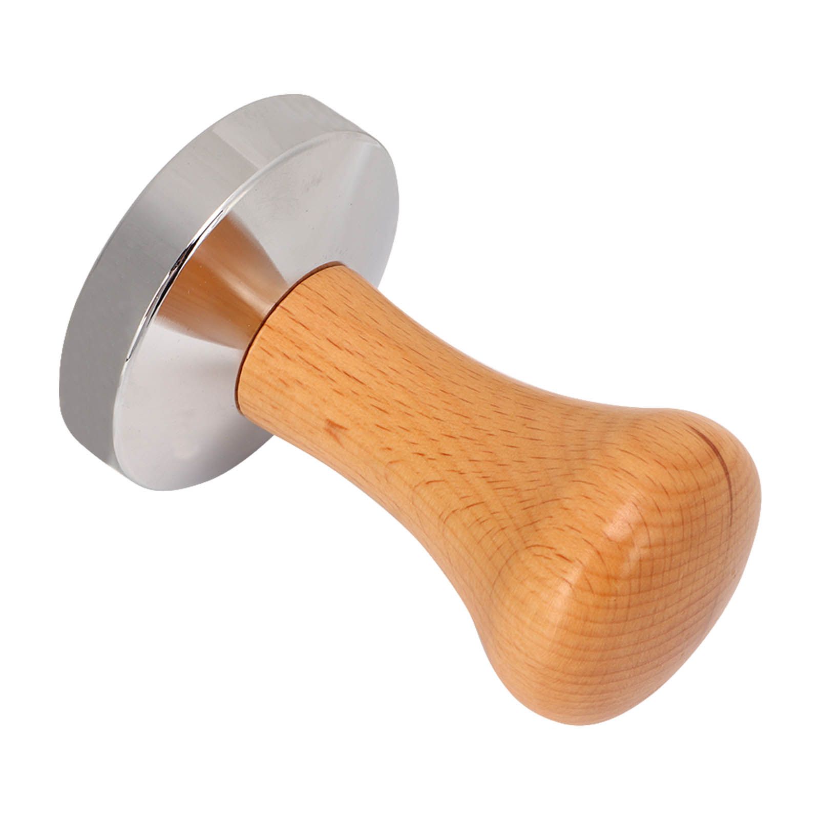 Coffee Tamper Stainless Steel Flat Bottom Tamping Tool Coffee Hand Tamper with view 8