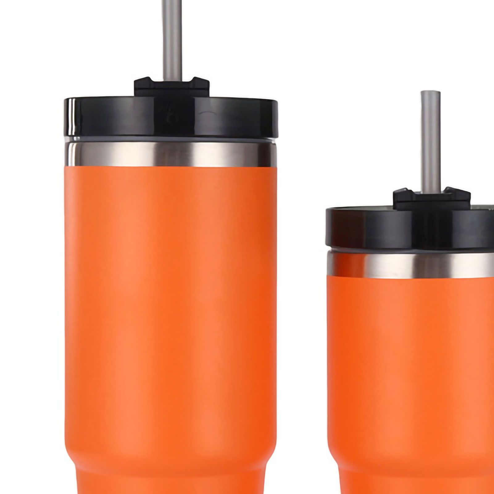 Travel Tumbler Cup Stainless Steel with Straw Lid Keep Warm and Cold Coffee view 5