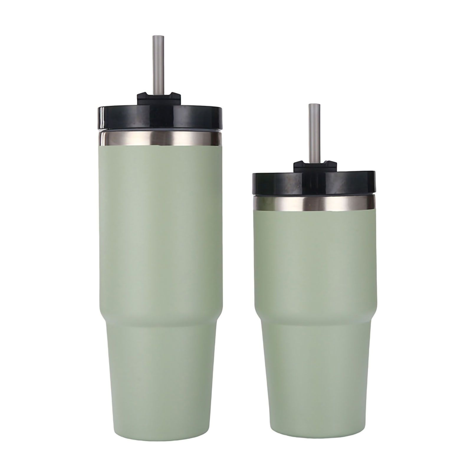 Travel Tumbler Cup Stainless Steel with Straw Lid Keep Warm and Cold Coffee
