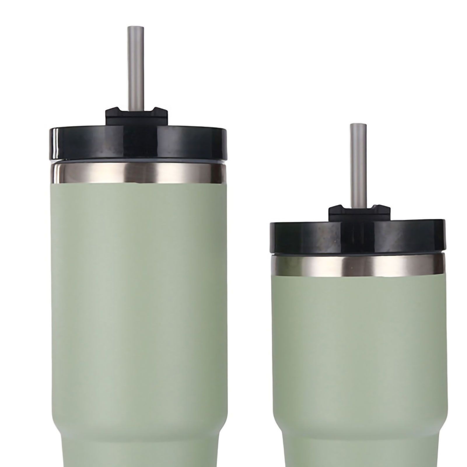 Travel Tumbler Cup Stainless Steel with Straw Lid Keep Warm and Cold Coffee view 5