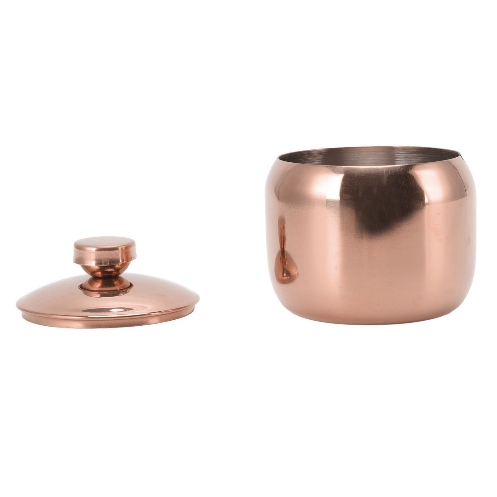 Stainless Steel Gold Seasoning Condiment Pot Spice Salt Sugar Pepper Container view 4