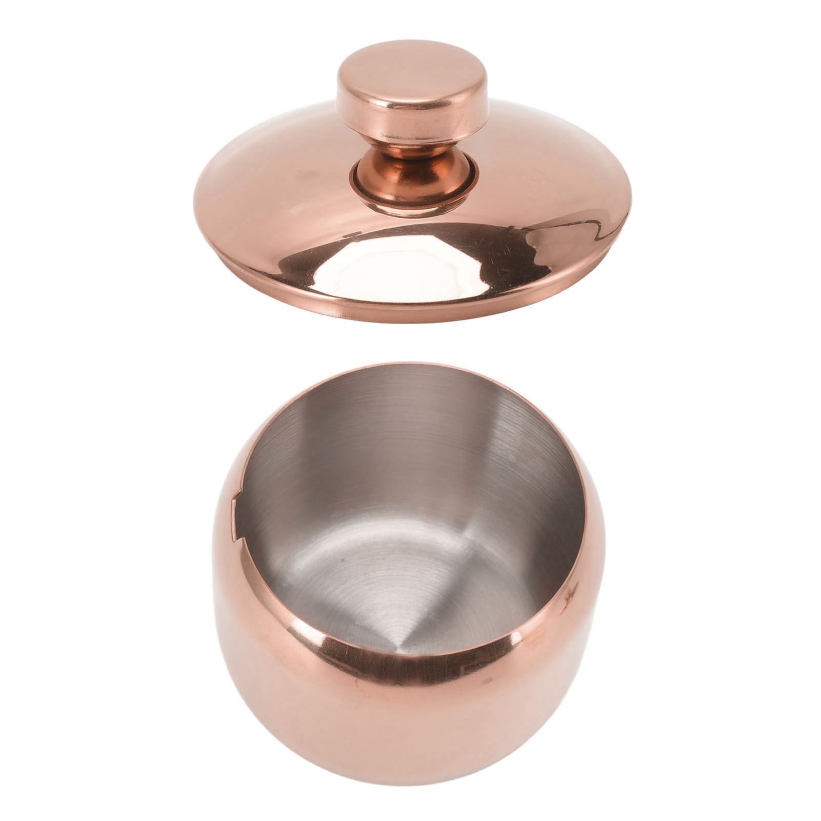 Stainless Steel Gold Seasoning Condiment Pot Spice Salt Sugar Pepper Container view 9
