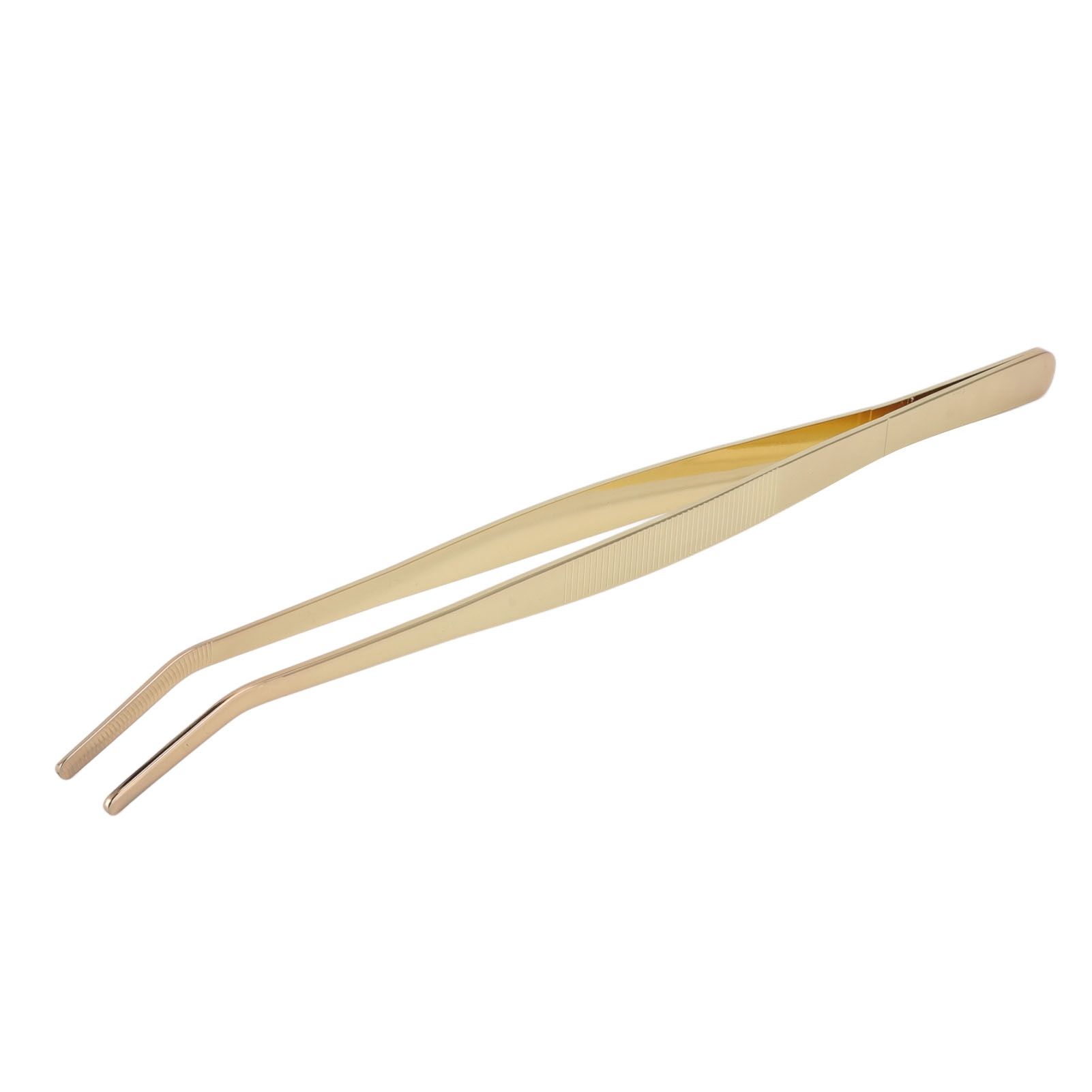 Bar Bent Tip Tweezers Stainless Steel Thicken Kitchen Culinary Tweezer Tongs view 8