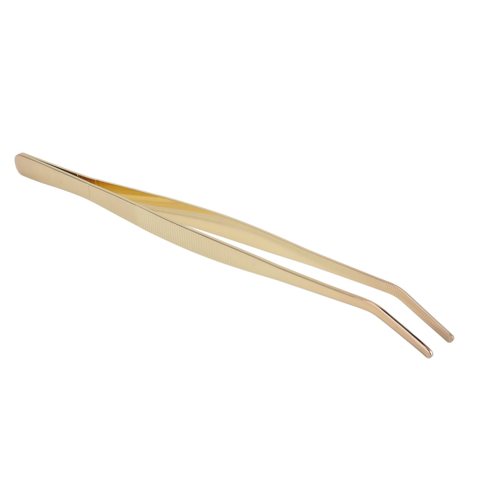 Bar Bent Tip Tweezers Stainless Steel Thicken Kitchen Culinary Tweezer Tongs view 10