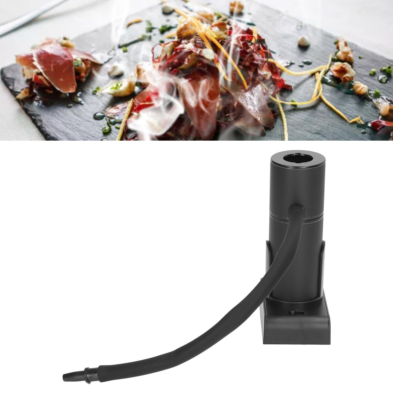 Drink Cocktail Smoker Adjustable Gear Aluminum and Zinc Alloy Handheld Smoke view 12