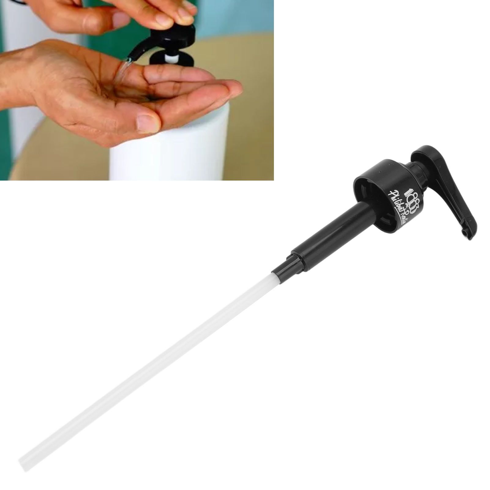 Syrup Pump with Pipe Liquid Dispenser Pump Bottle Dispenser Syrup Pump Soap view 12