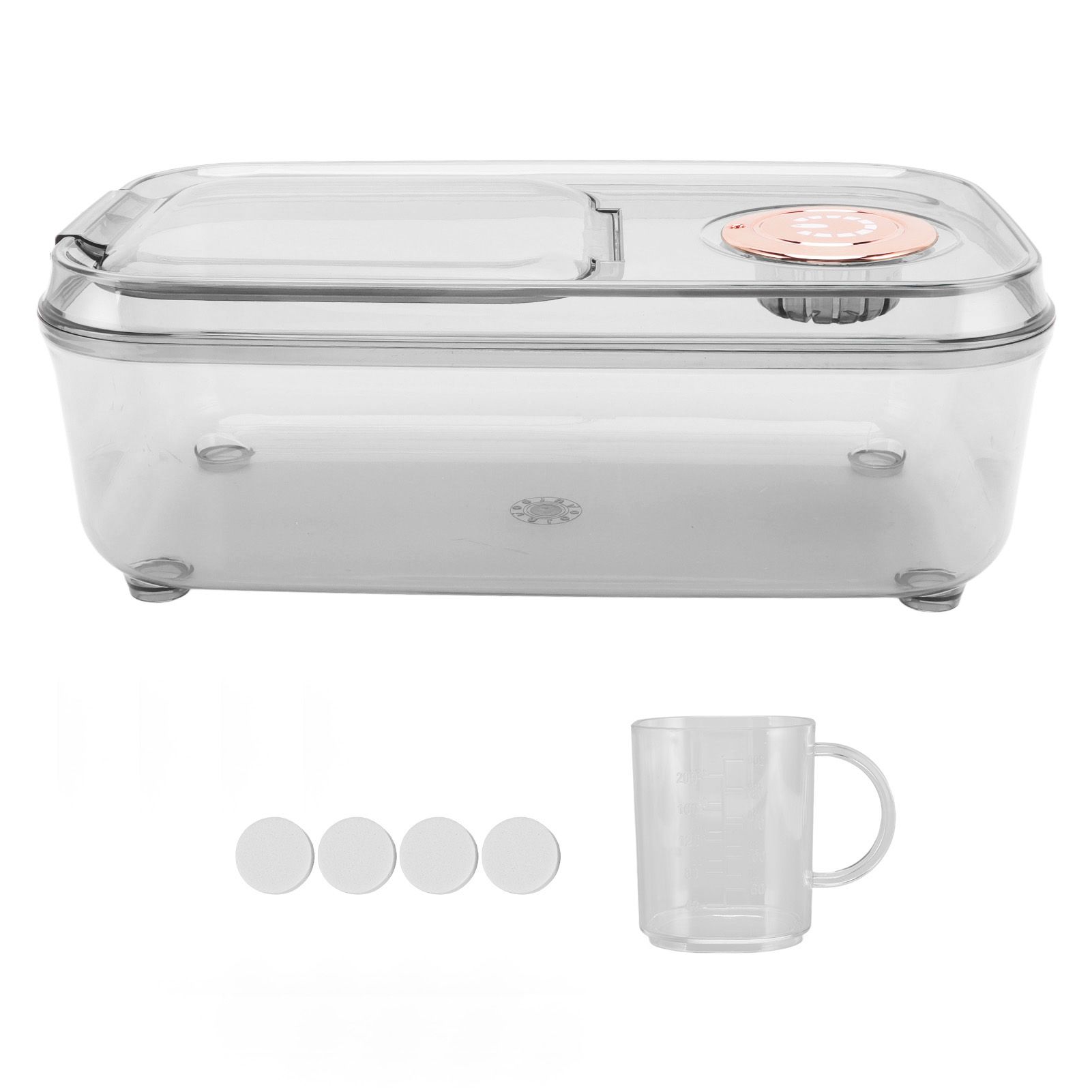 Transparent Rice Grain Storage Container Insect Proof Food Bucket Container