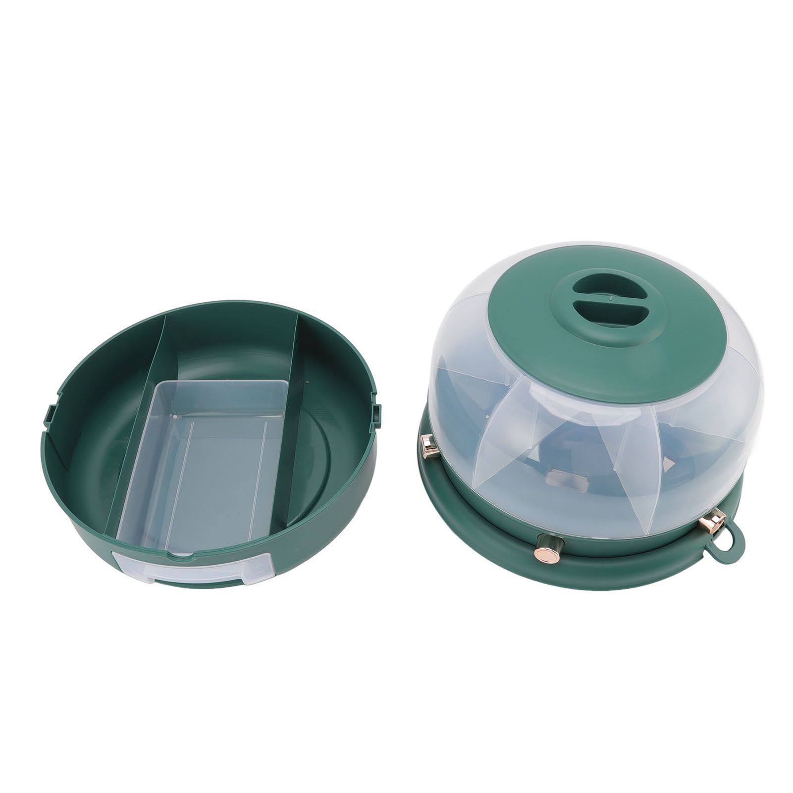 Stackable Grain Storage Container Single Layer 6 Grids Rotating Rice Dispenser view 2