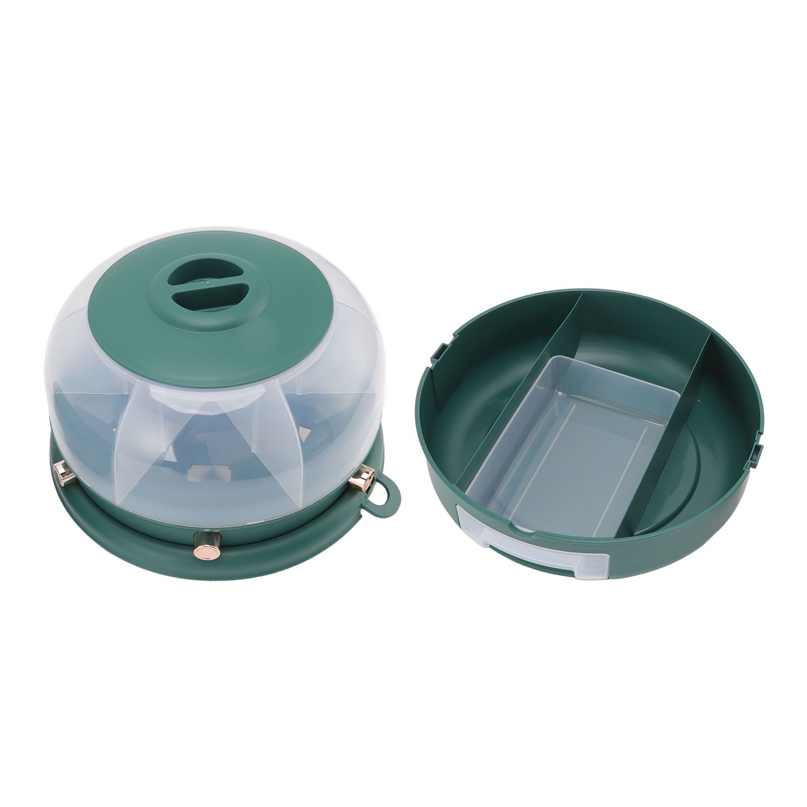 Stackable Grain Storage Container Single Layer 6 Grids Rotating Rice Dispenser view 9