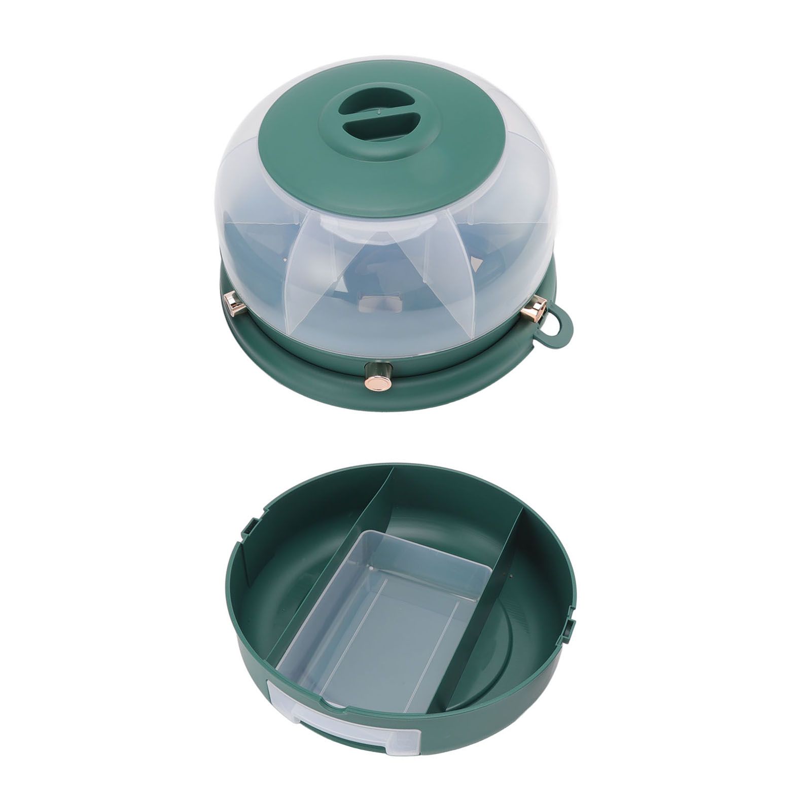 Stackable Grain Storage Container Single Layer 6 Grids Rotating Rice Dispenser view 10
