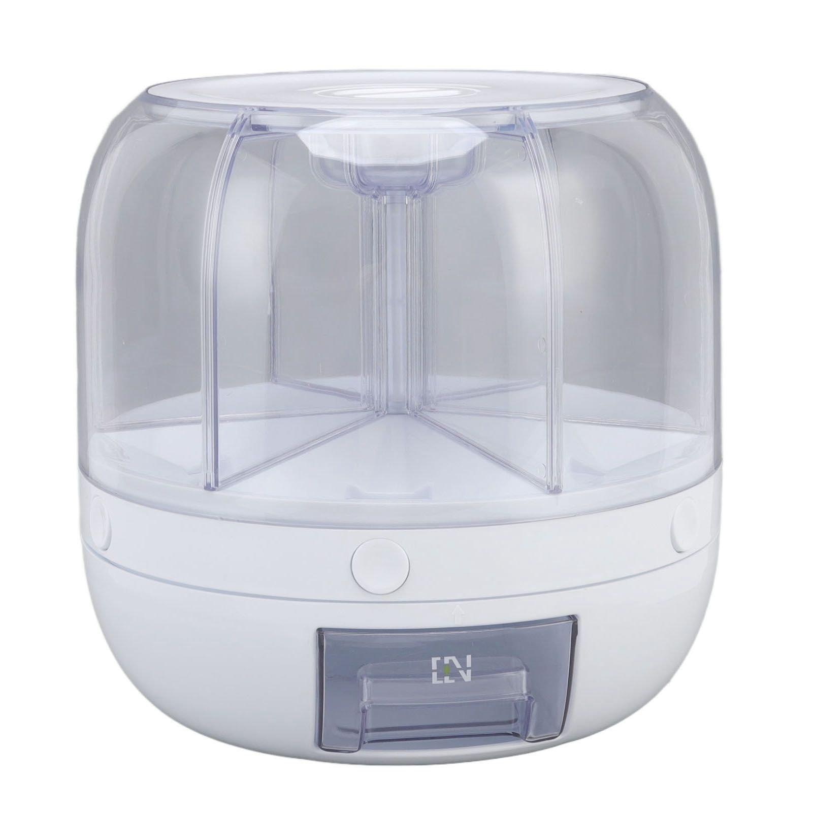 Grain Dispenser 6 Grids PP Rotation Insect Proof Grain Storage Organization