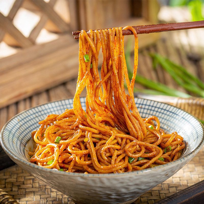 Wuhan Hot Dry Noodles with Sesame Paste Hubei Instant Hot Dry Noodles with view 4