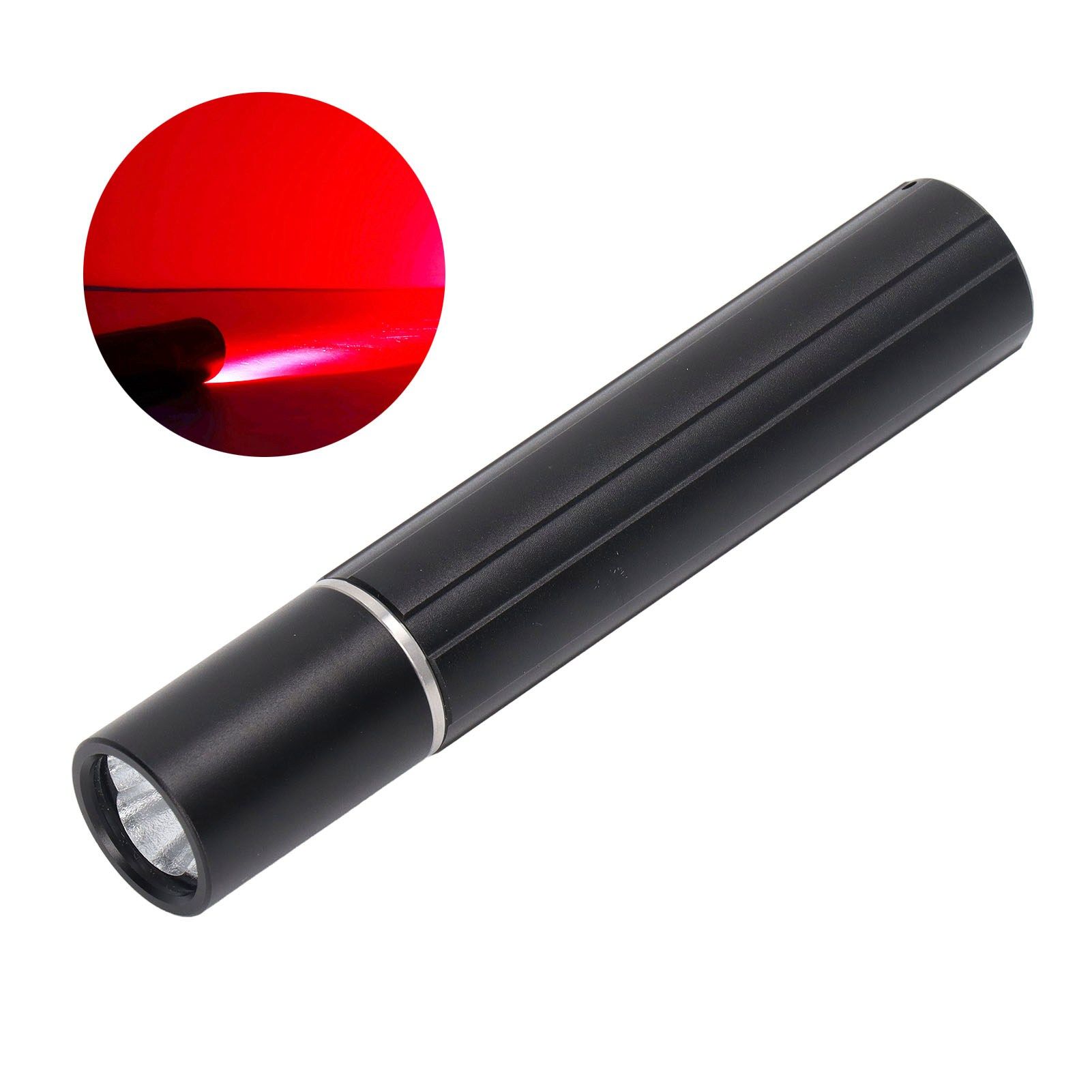 LED Therapy Flashlight Aluminum Alloy 2200mah 9W Rechargeable Handheld Lamp view 11