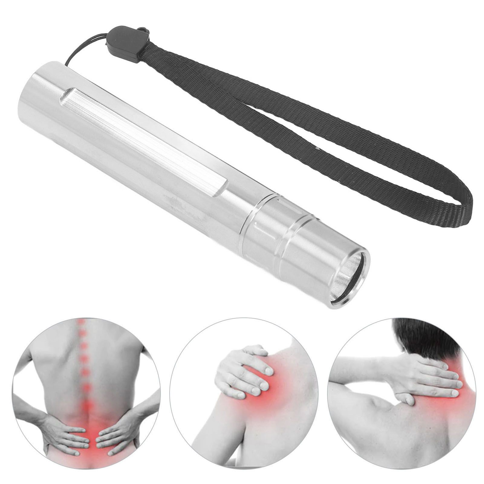Infared Light Therapy Flashlight 630nm 660nm 850nm Stainless Steel LED view 12