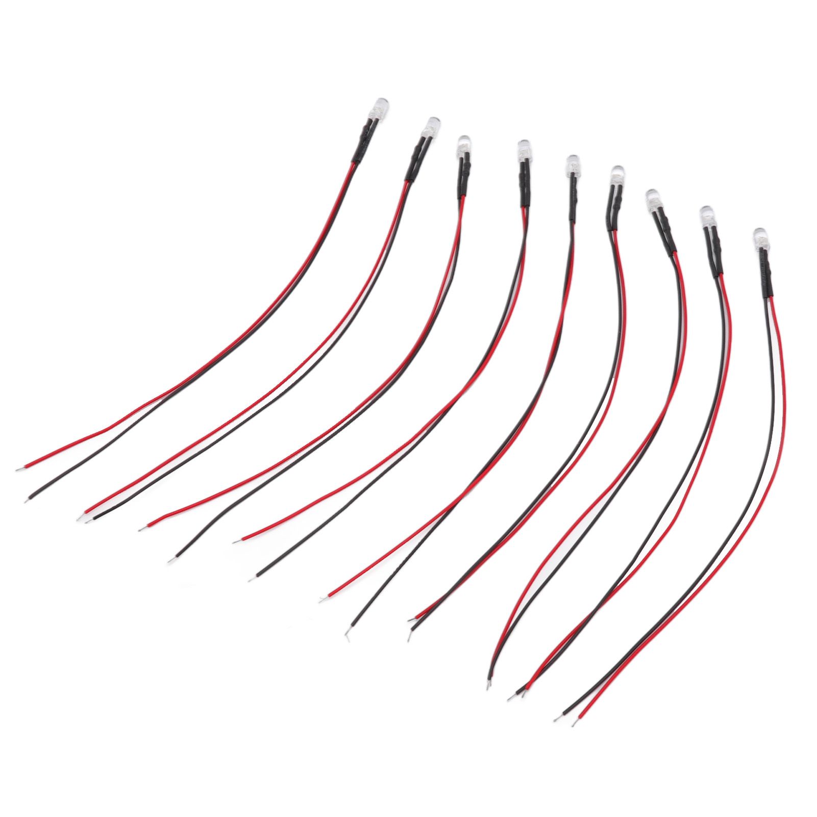 10pcs Lights Emitting Diodes 5mm Prewired Electronic LED Light Diodes for view 6