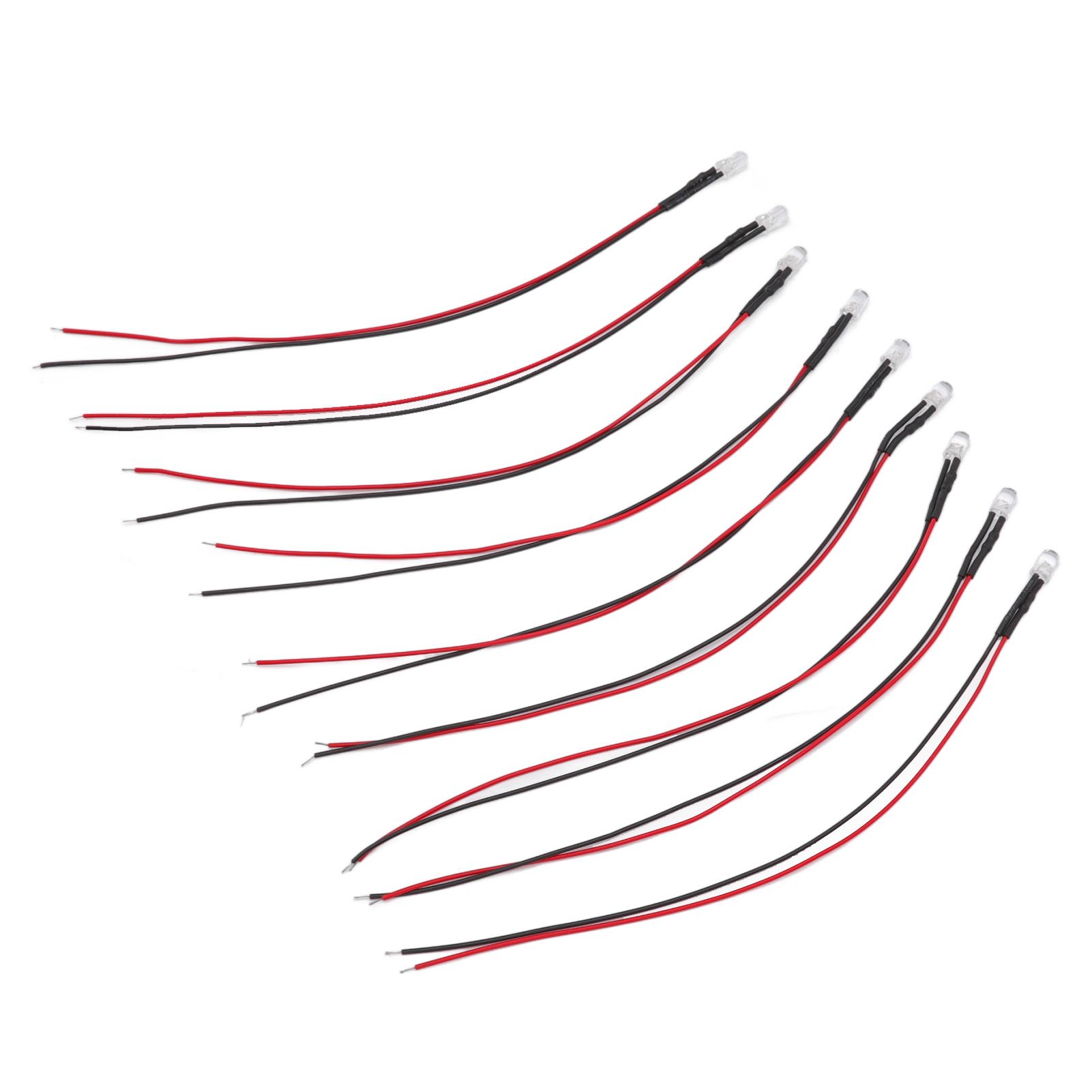 10pcs Lights Emitting Diodes 5mm Prewired Electronic LED Light Diodes for view 8