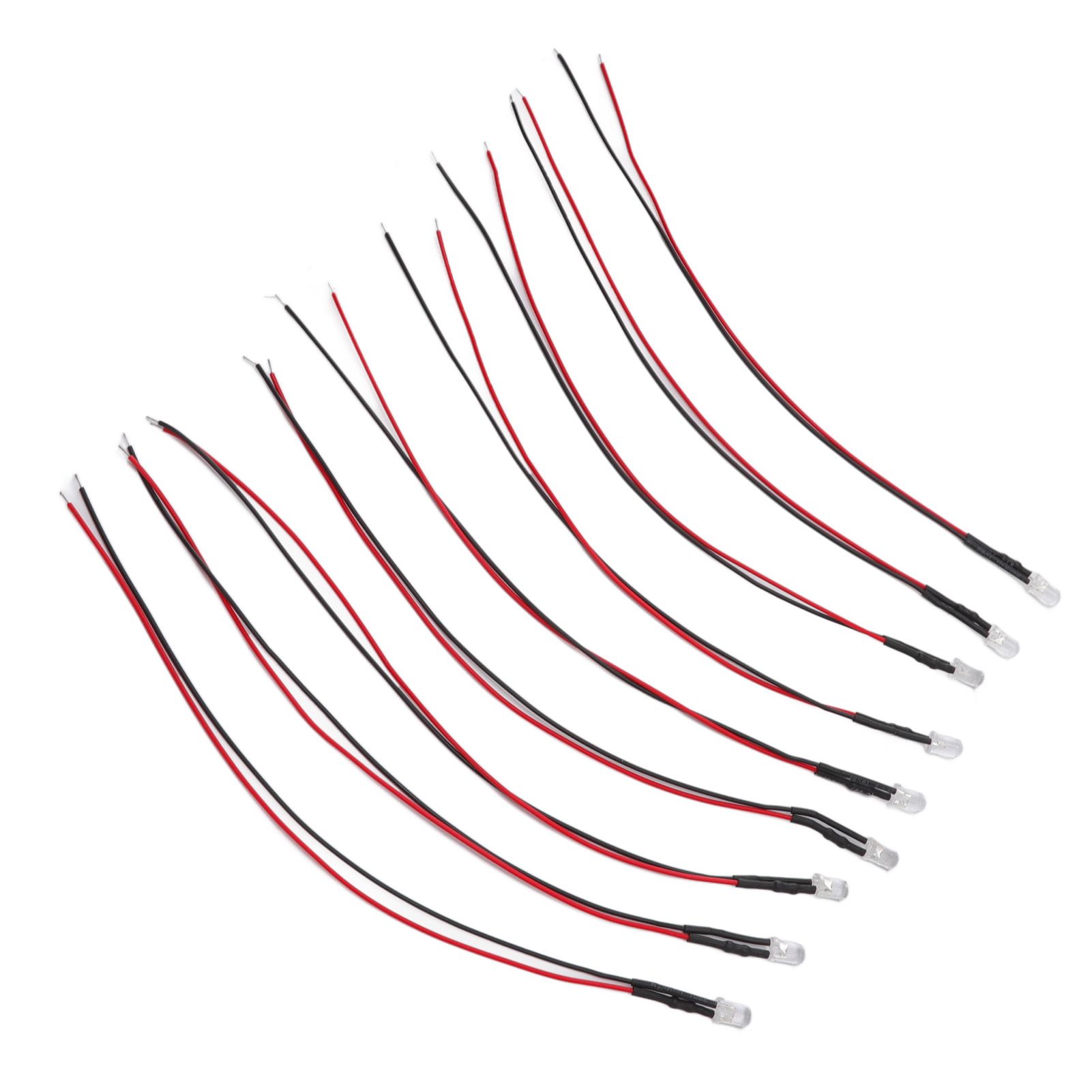 10pcs Lights Emitting Diodes 5mm Prewired Electronic LED Light Diodes for view 9