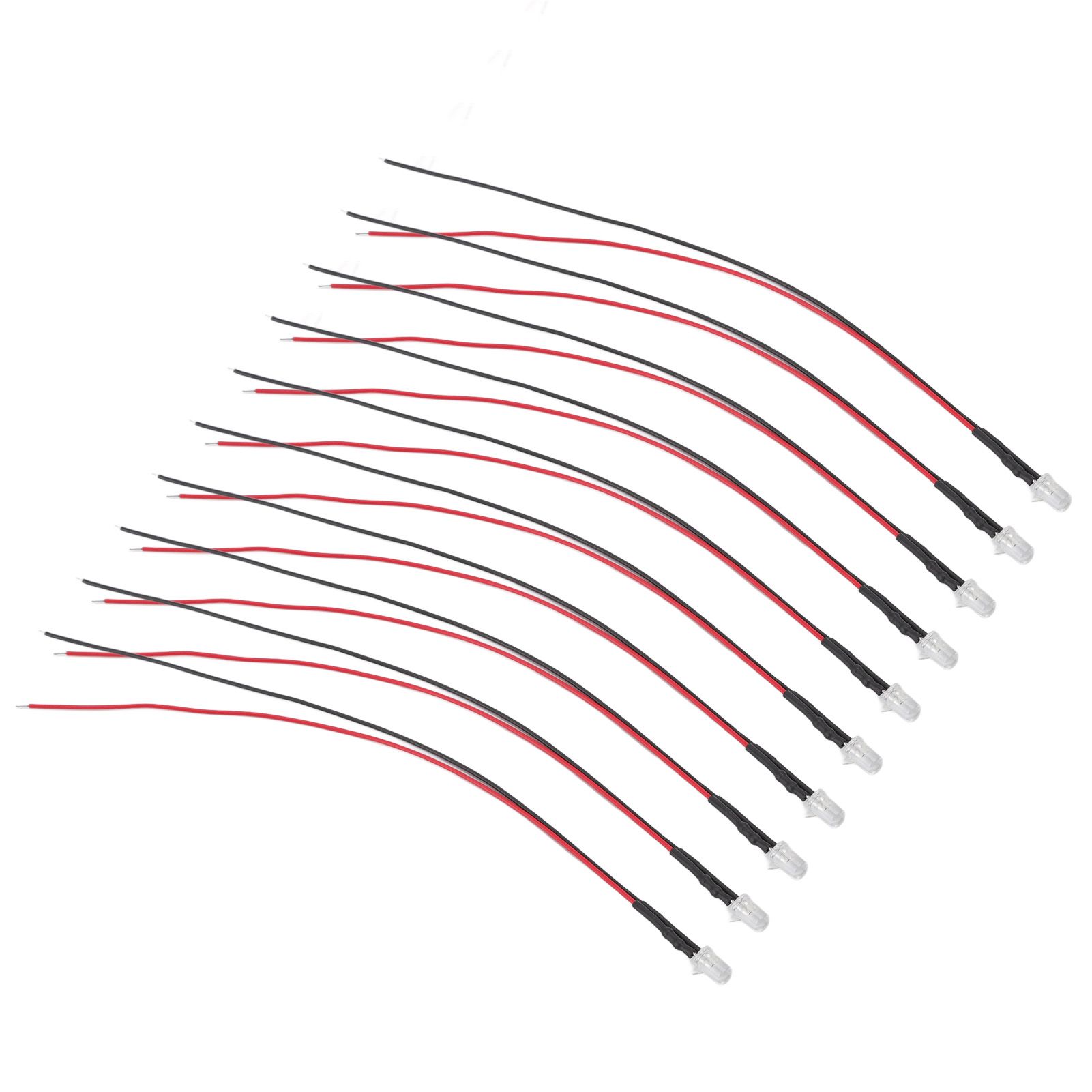 10pcs Lights Emitting Diodes 5mm Prewired Electronic LED Light Diodes for view 3