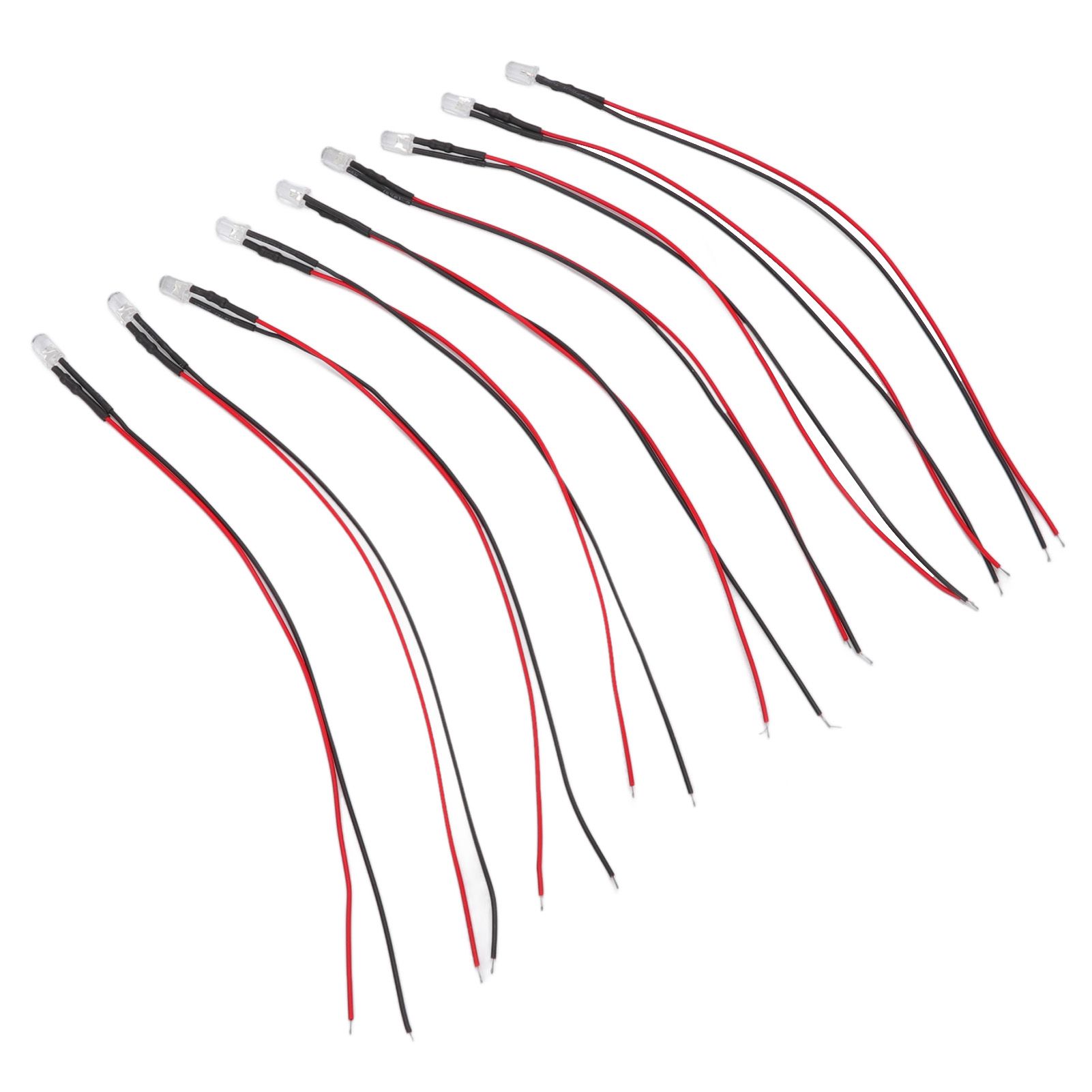 10pcs Lights Emitting Diodes 5mm Prewired Electronic LED Light Diodes for view 5
