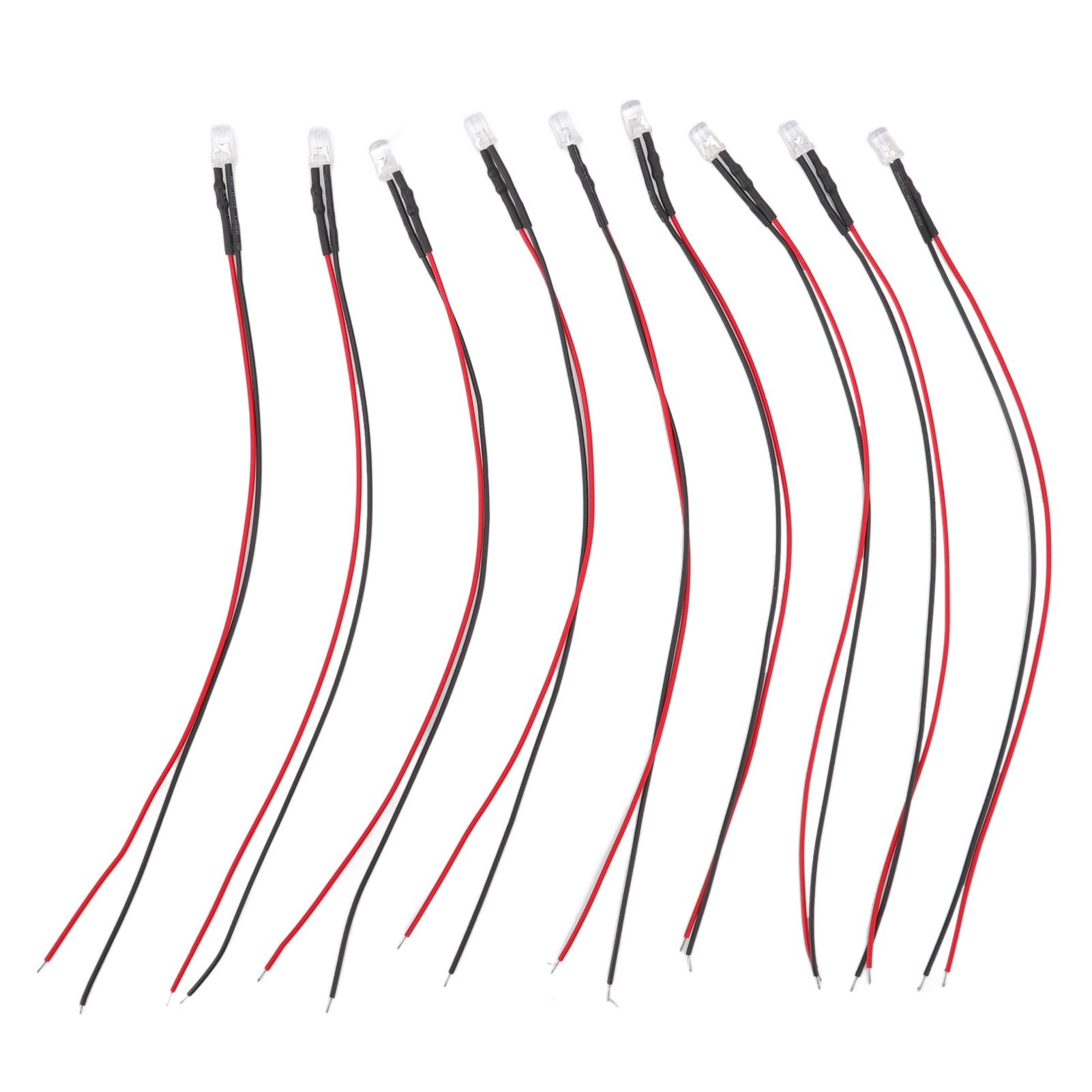 10pcs Lights Emitting Diodes 5mm Prewired Electronic LED Light Diodes for view 7