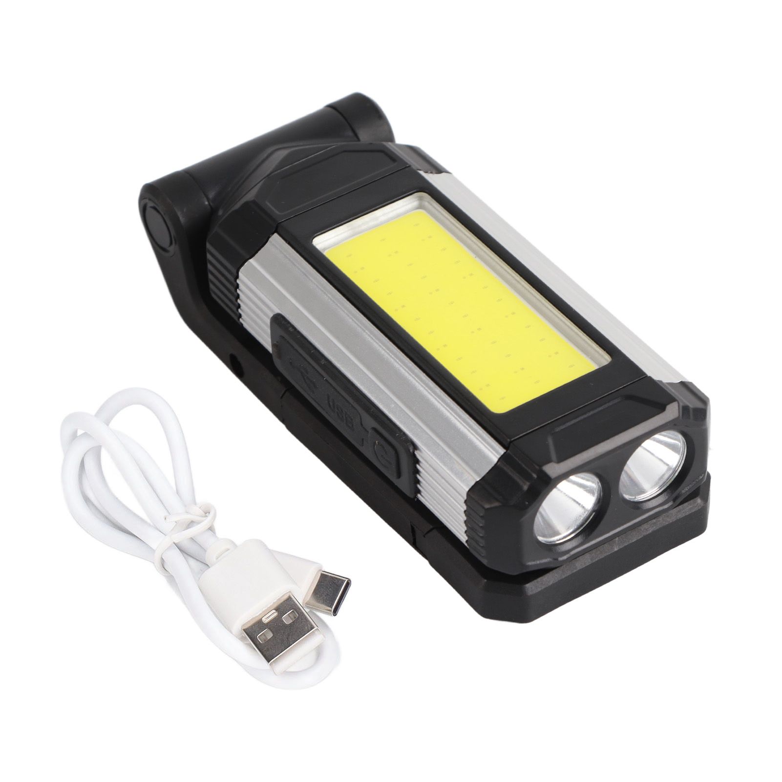 COB Work Light Magnetic USB Rechargeable LED Flashlight Camping Light Dimming
