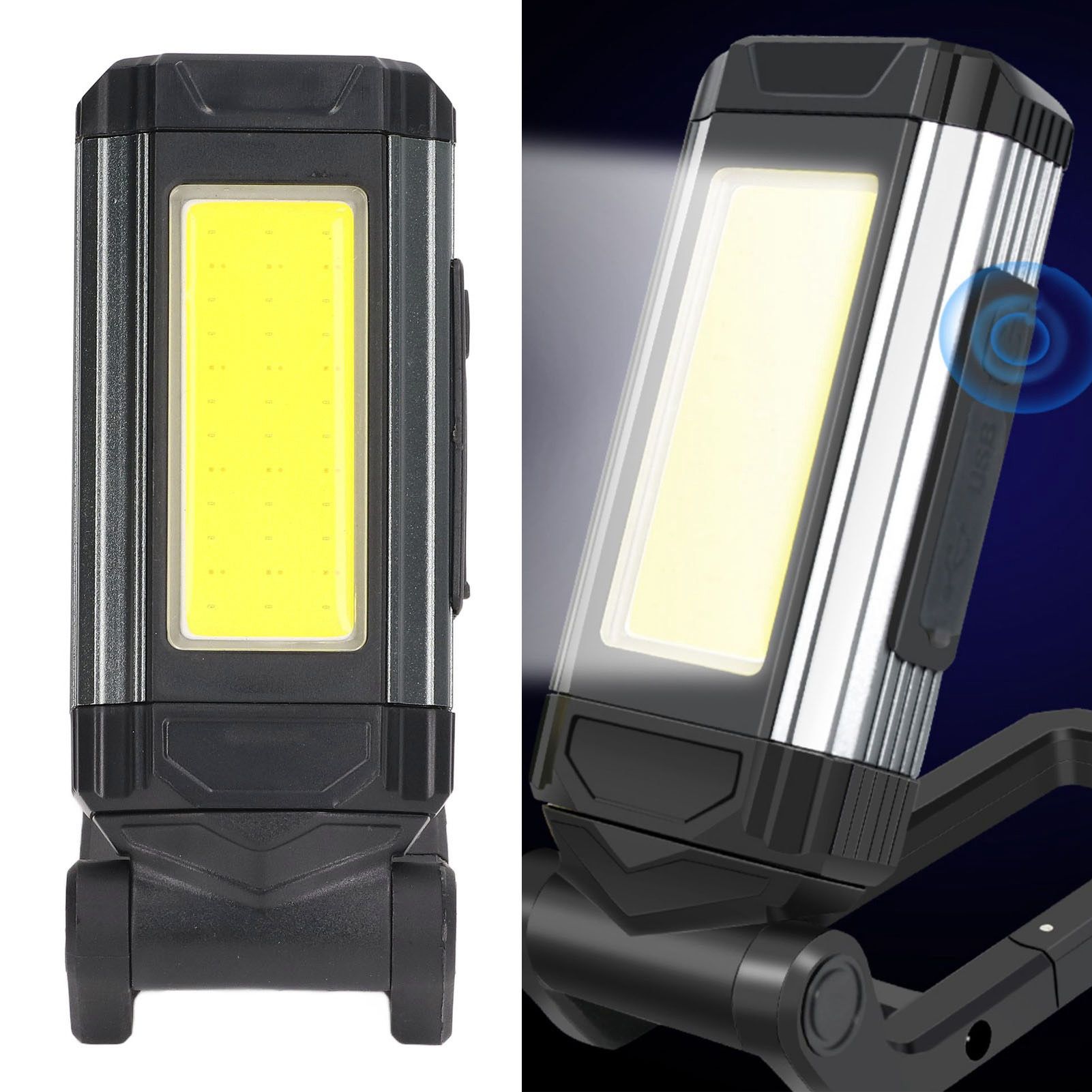 COB Work Light Magnetic USB Rechargeable LED Flashlight Camping Light Dimming view 11