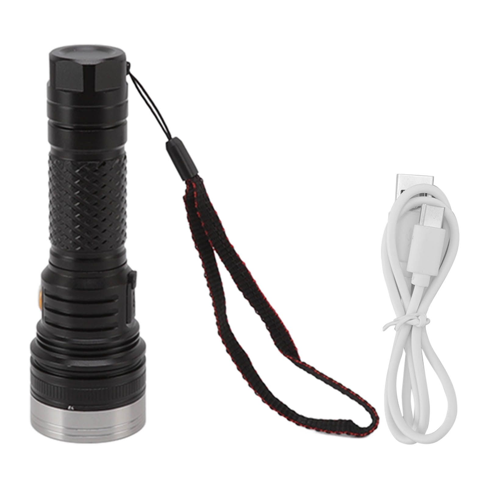 LED Flashlight 2 Levels High Brightness SST40 Wick White Light Life Waterproof
