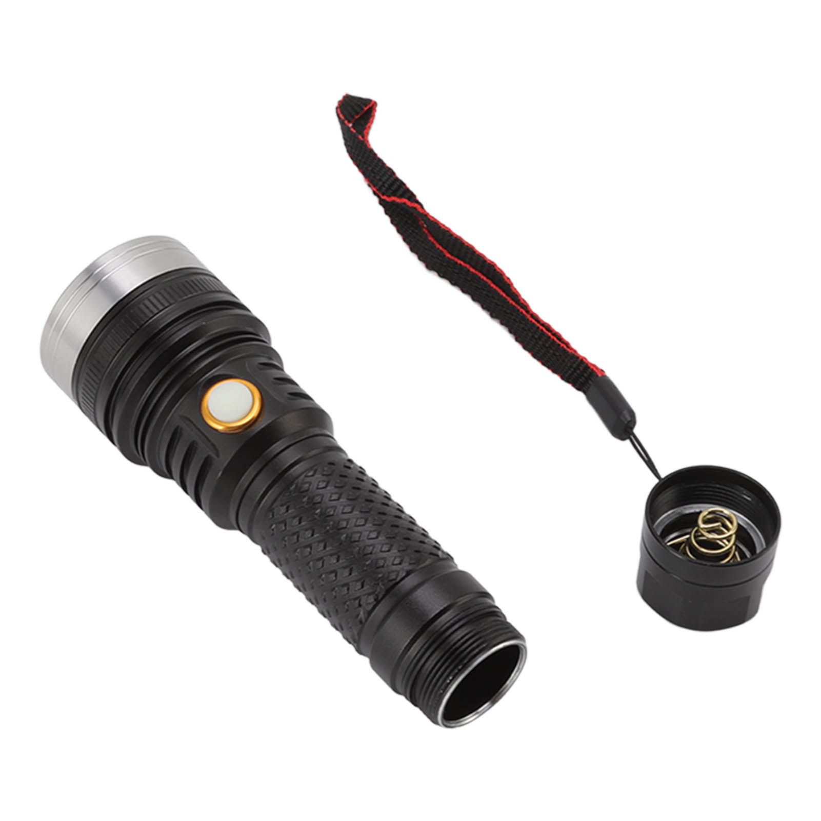 LED Flashlight 2 Levels High Brightness SST40 Wick White Light Life Waterproof view 10