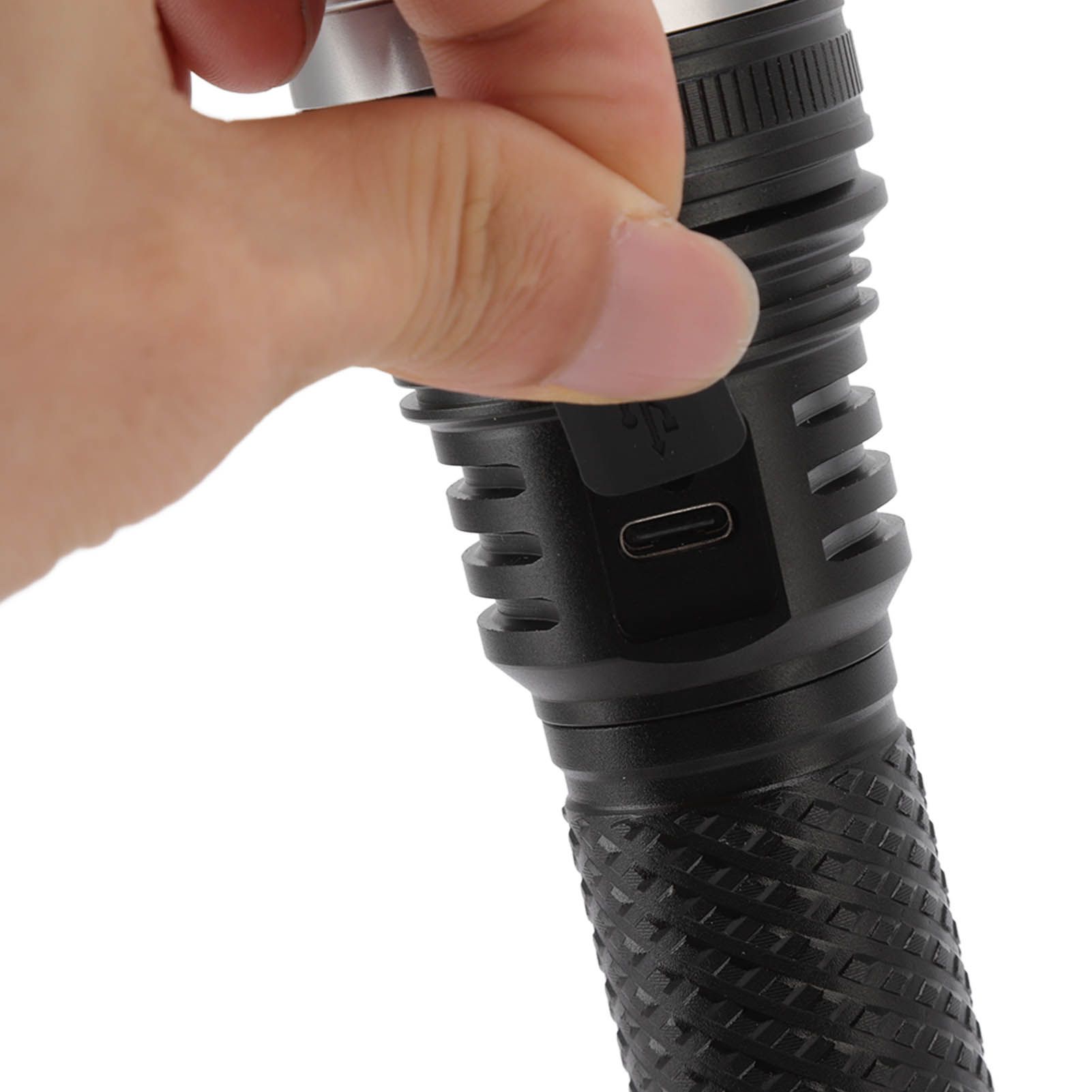 LED Flashlight 2 Levels High Brightness SST40 Wick White Light Life Waterproof view 15