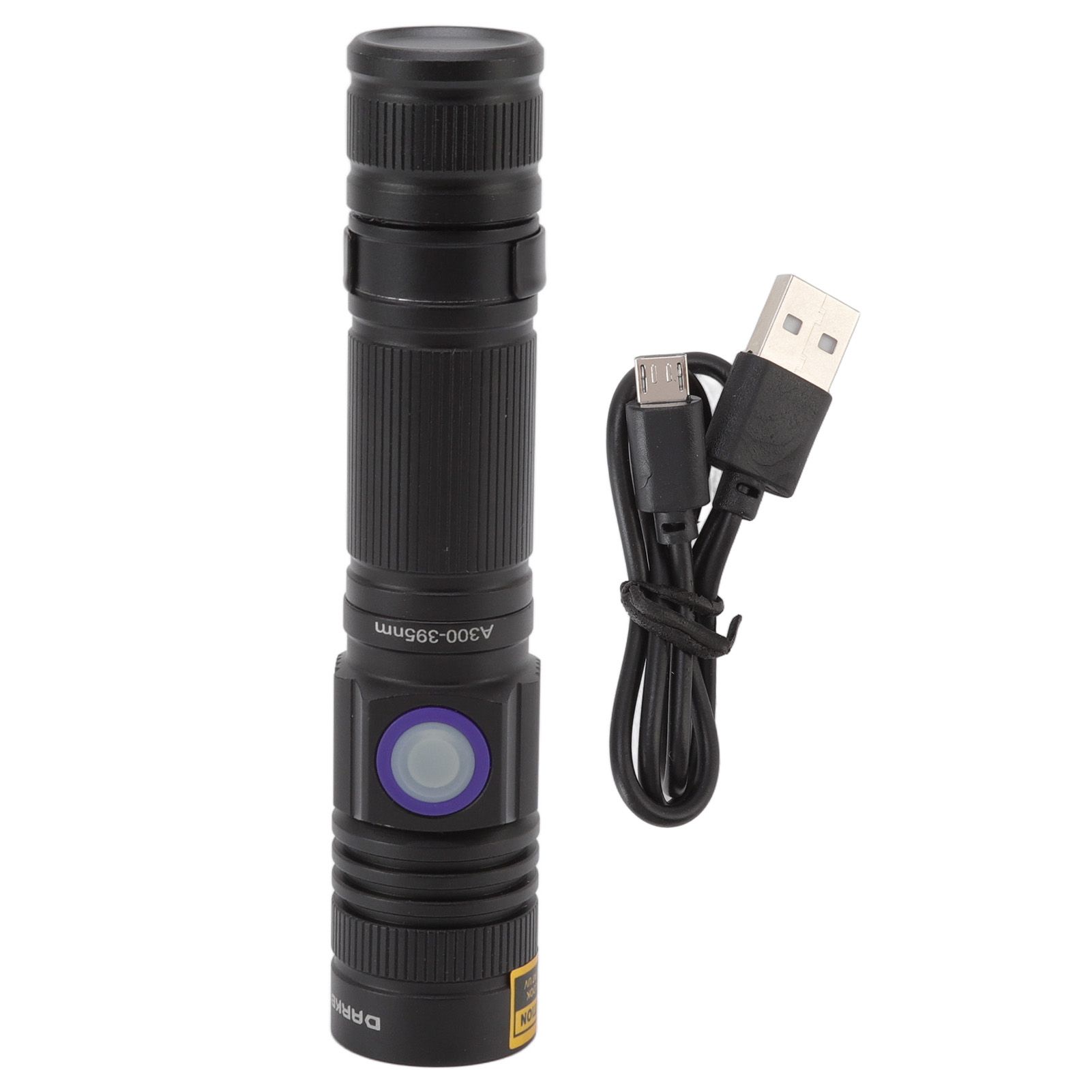Ultraviolet Flashlight Zoomable UV Detection Lamp Waterproof LED Flashlight