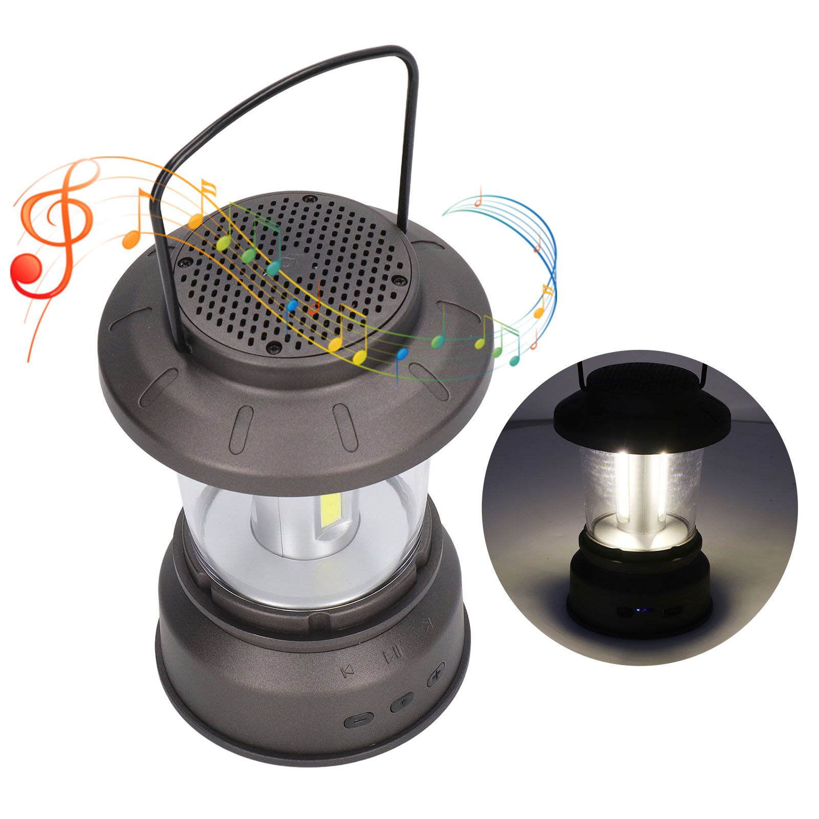 Outdoor Bluetooth Speaker Light Retro Style 2 Modes USB Power Supply IP65 view 11