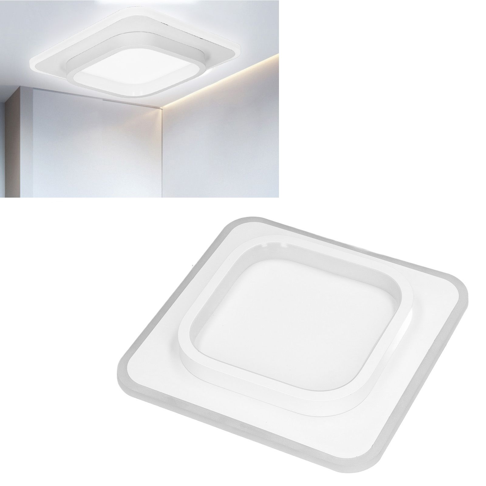 LED Ceiling Light Square 20W Ceiling Light Wall Lamp Aisle Lamp 85‑265V for view 12