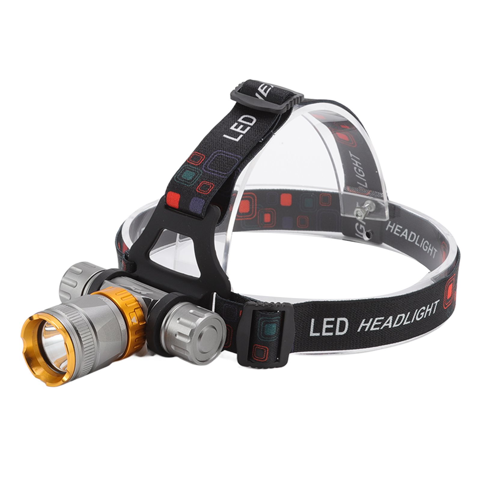 LED Diving Headlight Aluminum Alloy IPX8 Waterproof Super Bright 1500LM 5