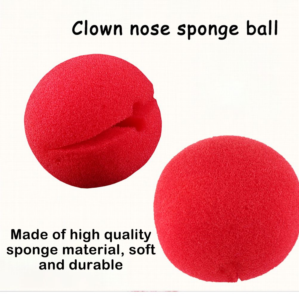 Sponge Nose Soft Clown Nose Funny Cosplay Prop for Halloween Costume Party view 3