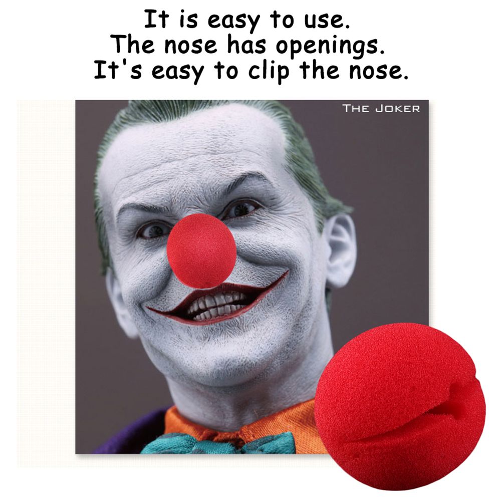 Sponge Nose Soft Clown Nose Funny Cosplay Prop for Halloween Costume Party view 4