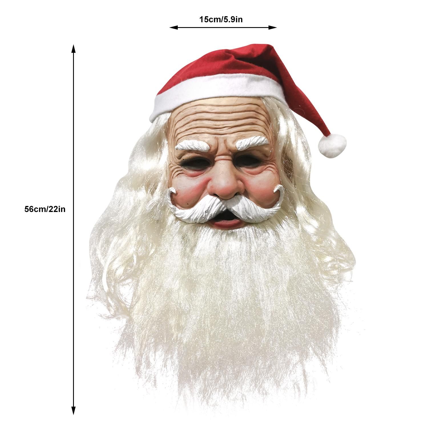 Grandma Christmas Headgear Christmas Headdress Decoration Holiday Soft Latex view 2