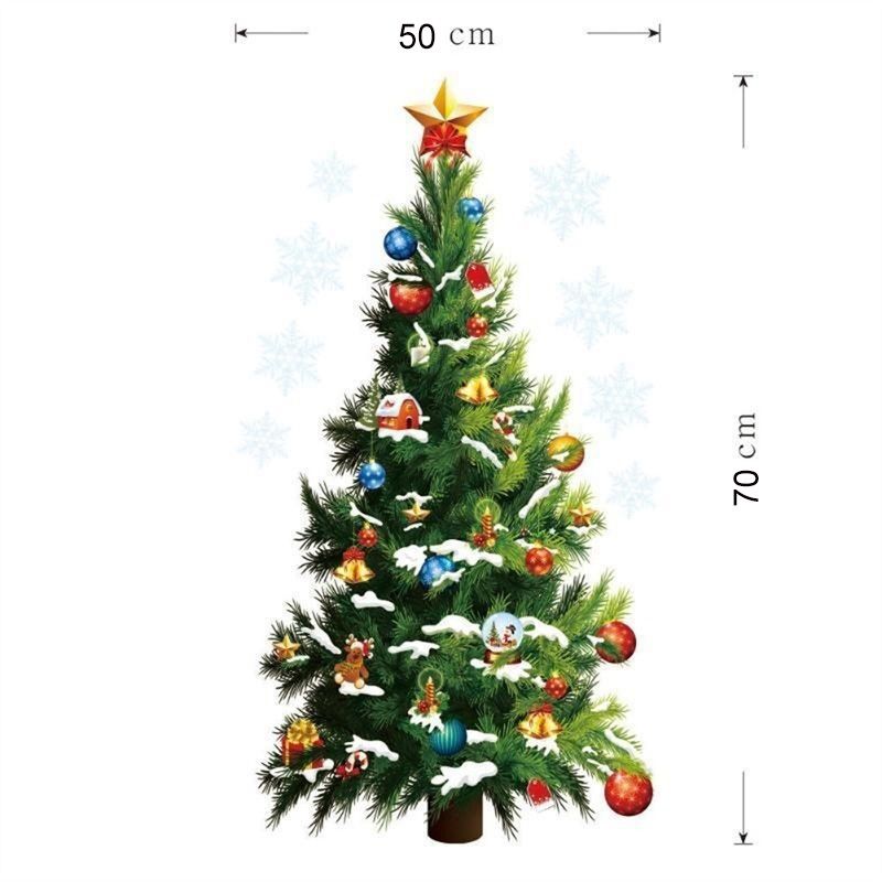 Christmas Tree Wall Stickers Wall Art Removable Home Window Wall Stickers view 4