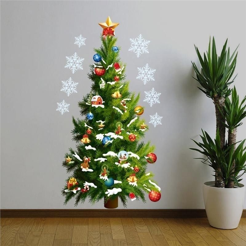 Christmas Tree Wall Stickers Wall Art Removable Home Window Wall Stickers view 5