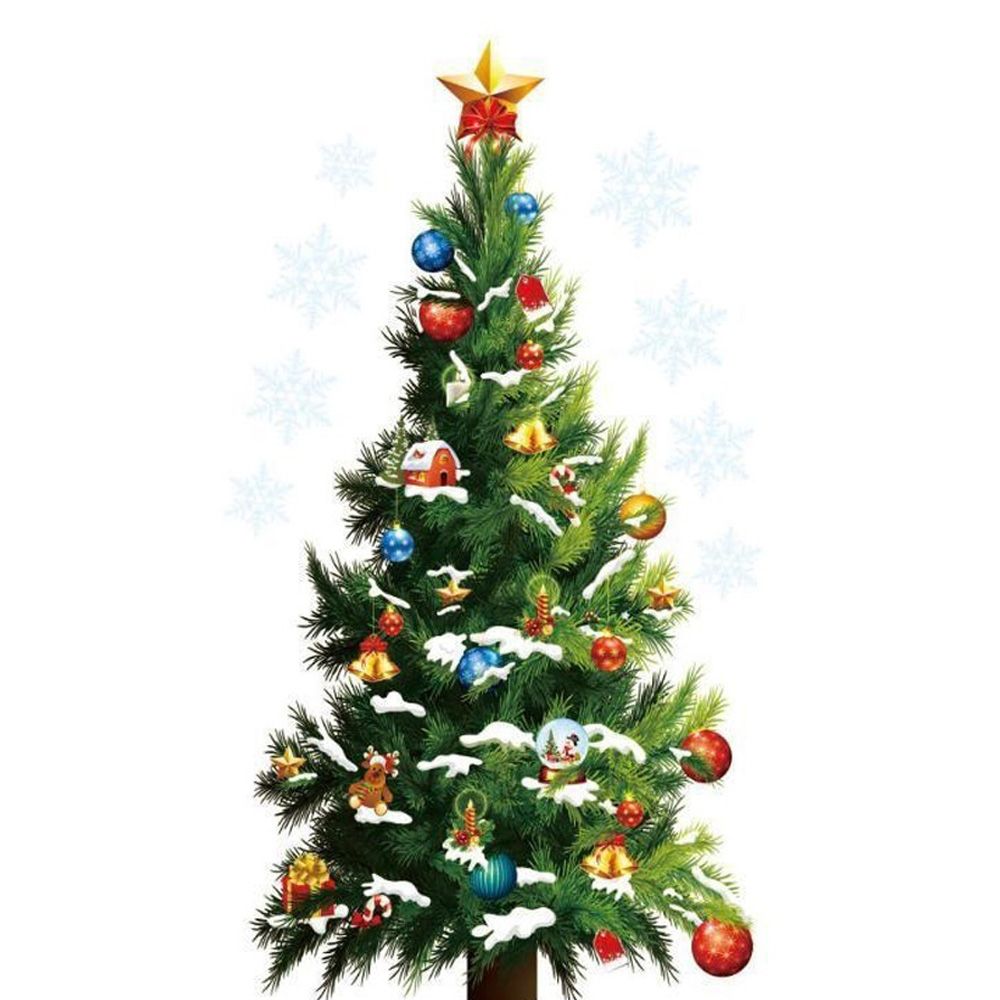 Christmas Tree Wall Stickers Wall Art Removable Home Window Wall Stickers view 7