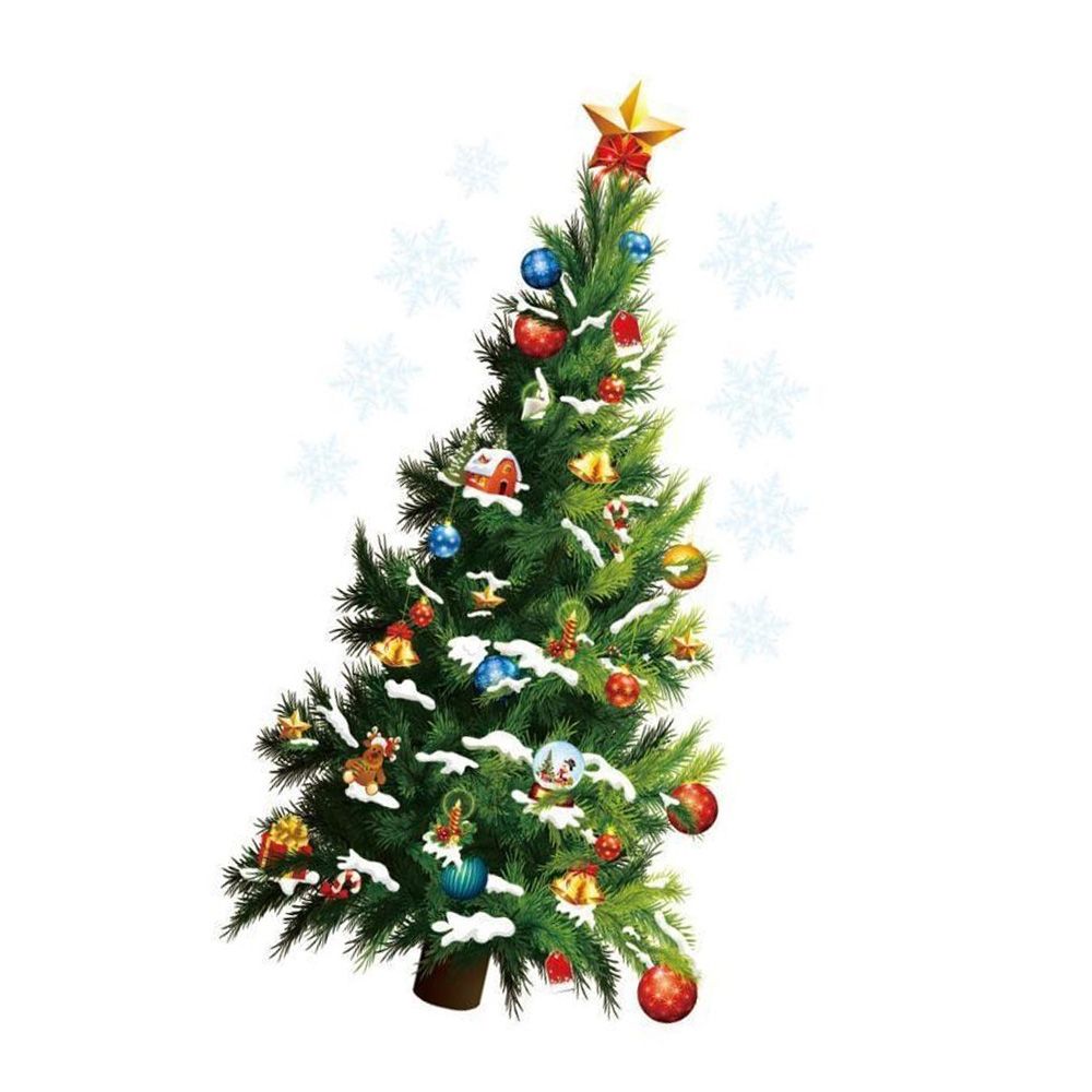 Christmas Tree Wall Stickers Wall Art Removable Home Window Wall Stickers view 8