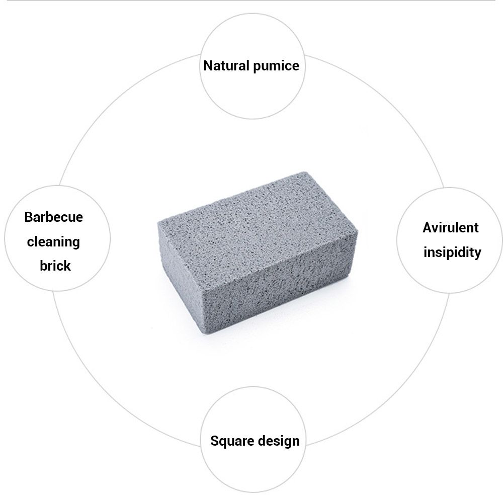 4Pcs Grill Cleaning Bricks Blocks Reusable Descaling Cleaning Pumice Stones view 3