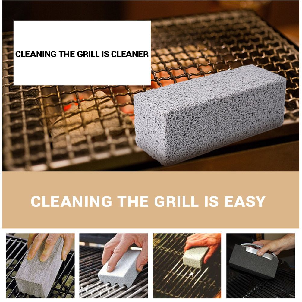 4Pcs Grill Cleaning Bricks Blocks Reusable Descaling Cleaning Pumice Stones view 4