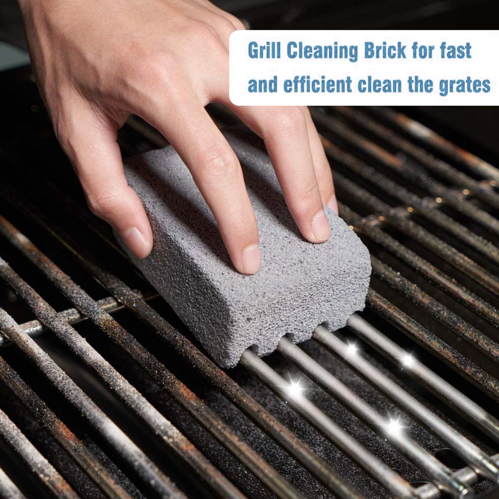 4Pcs Grill Cleaning Bricks Blocks Reusable Descaling Cleaning Pumice Stones view 7