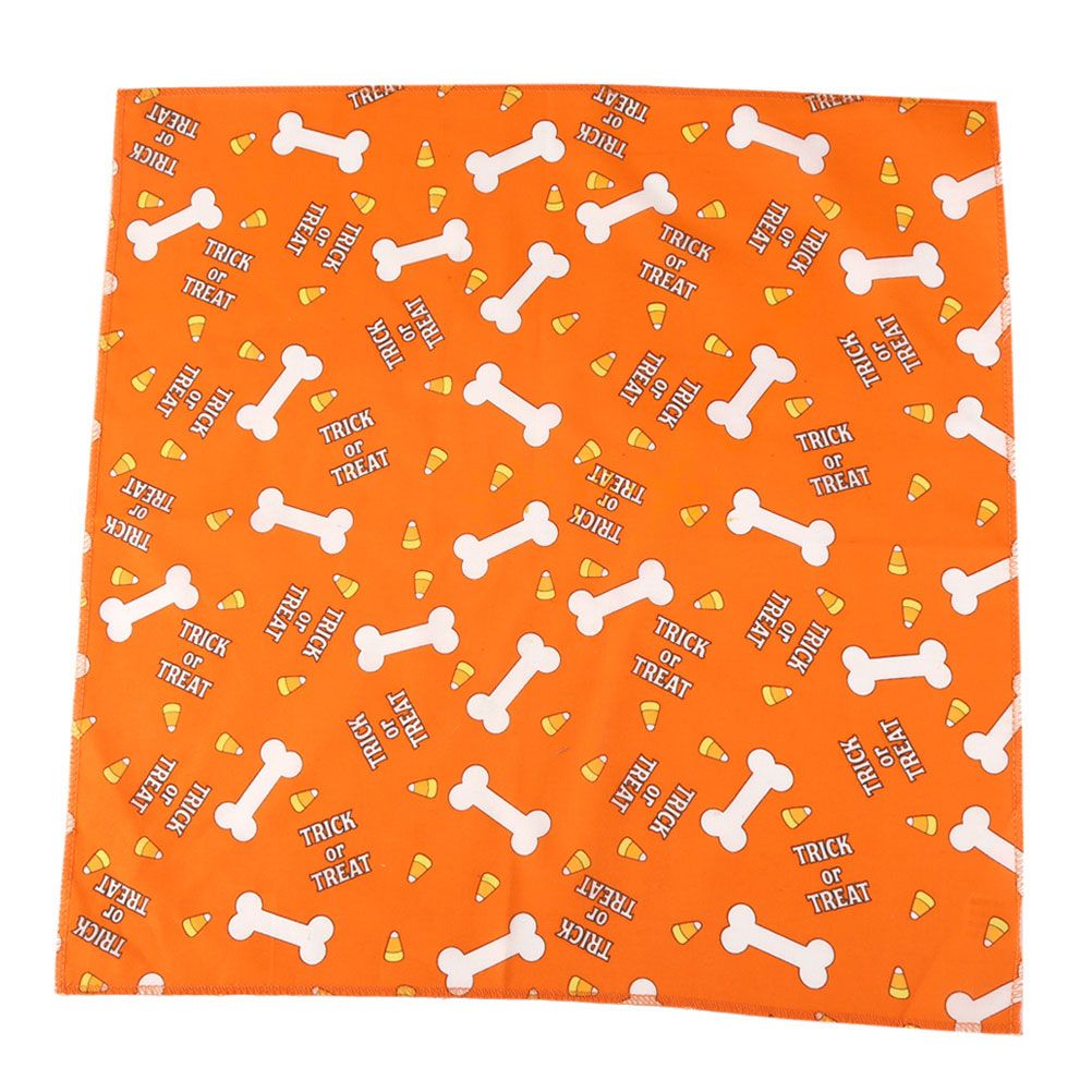 Halloween Dog Bandanas Pet Collar Bandana Pet Scarf Neckerchief Washable Dog view 3