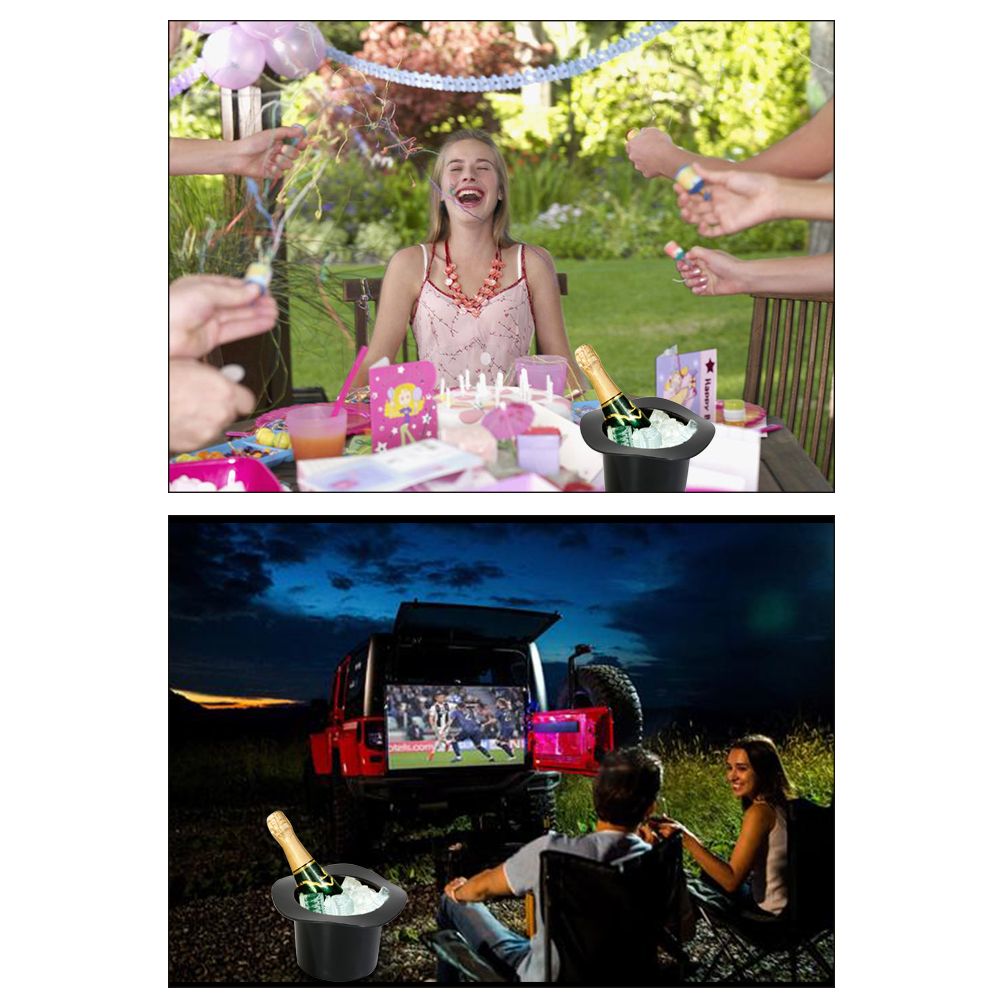 Oval Wine Ice Bucket Fashion Magical Cooling Bucket for Champagne Wine Beer view 7