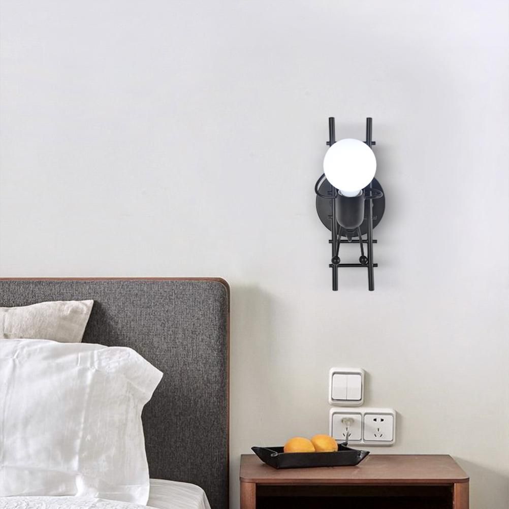 Creative Humanoid Indoor LED Wall Lamp Modern Wall Lamp Art Decoration Wall view 4