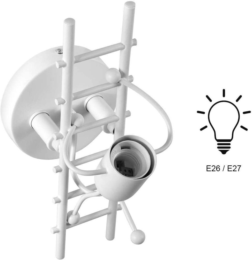 Creative Humanoid Indoor LED Wall Lamp Modern Wall Lamp Art Decoration Wall view 2